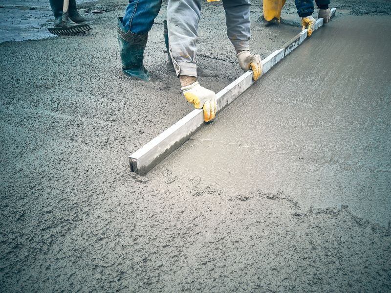 Concrete leveling process
