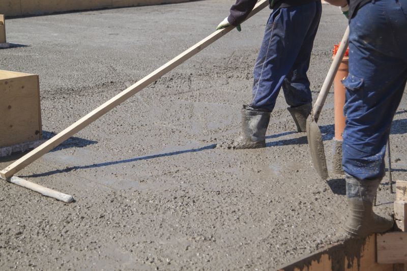 Commercial concrete adjustment